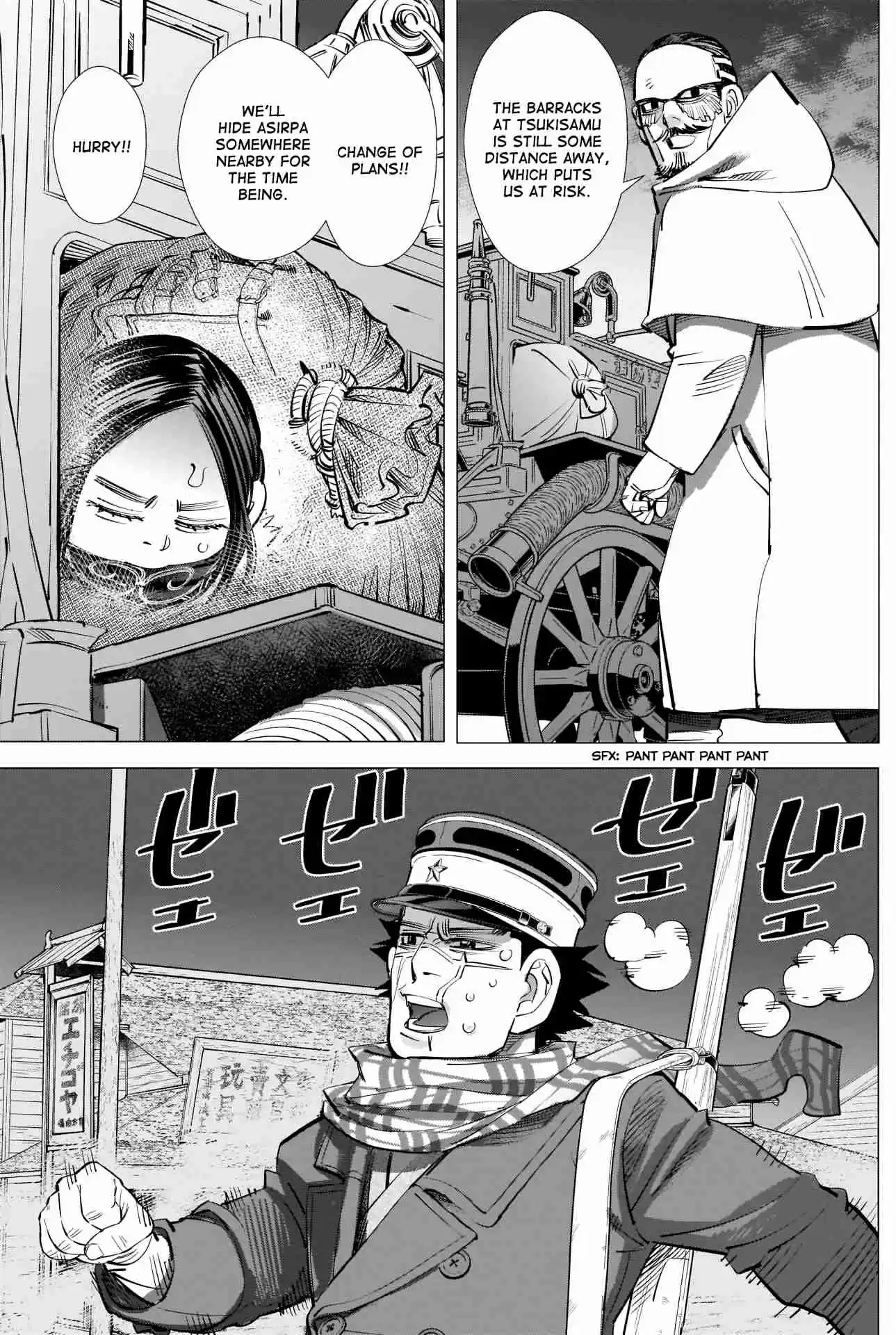 Golden Kamuy Ch. 264 The Woman He Saw at the Hospital in Otaru