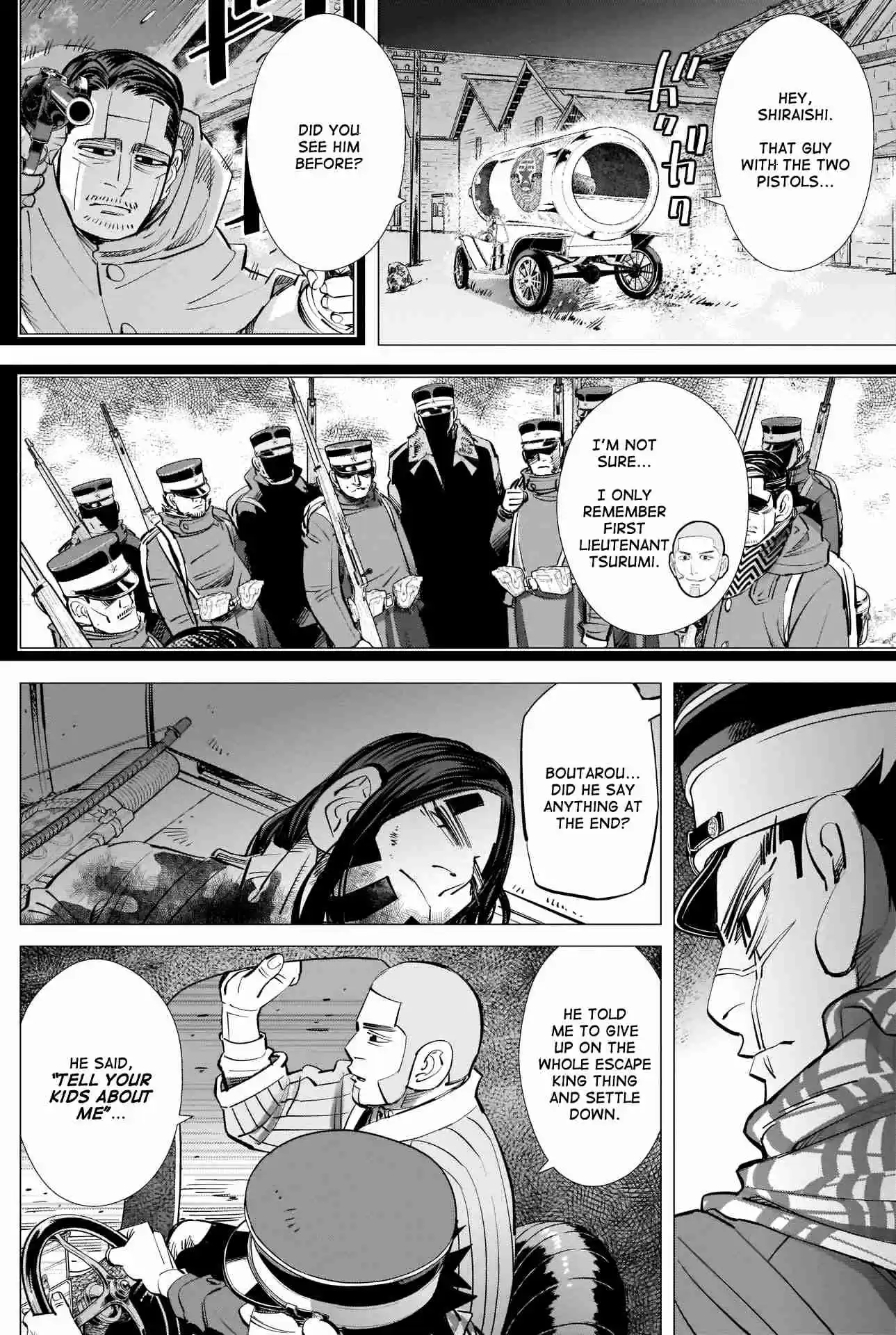Golden Kamuy Ch. 264 The Woman He Saw at the Hospital in Otaru