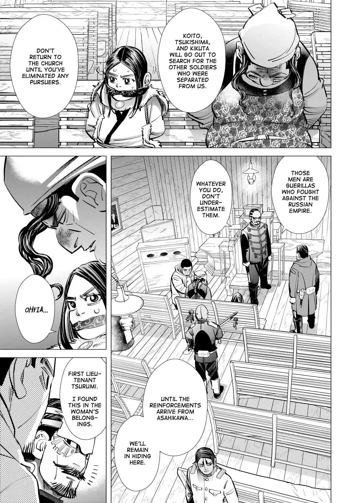 Golden Kamuy Ch. 264 The Woman He Saw at the Hospital in Otaru