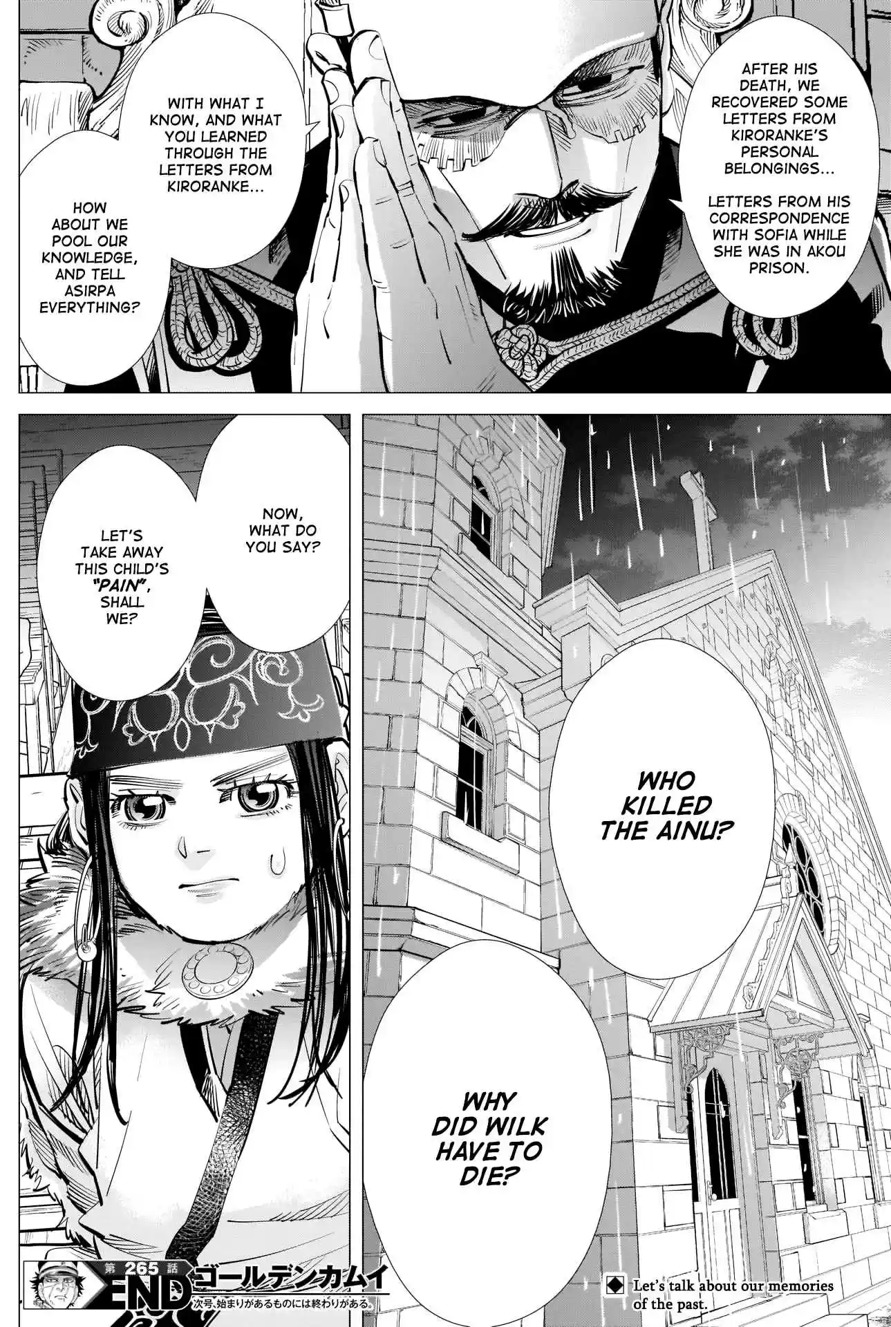 Golden Kamuy Ch. 265 Keyhole
