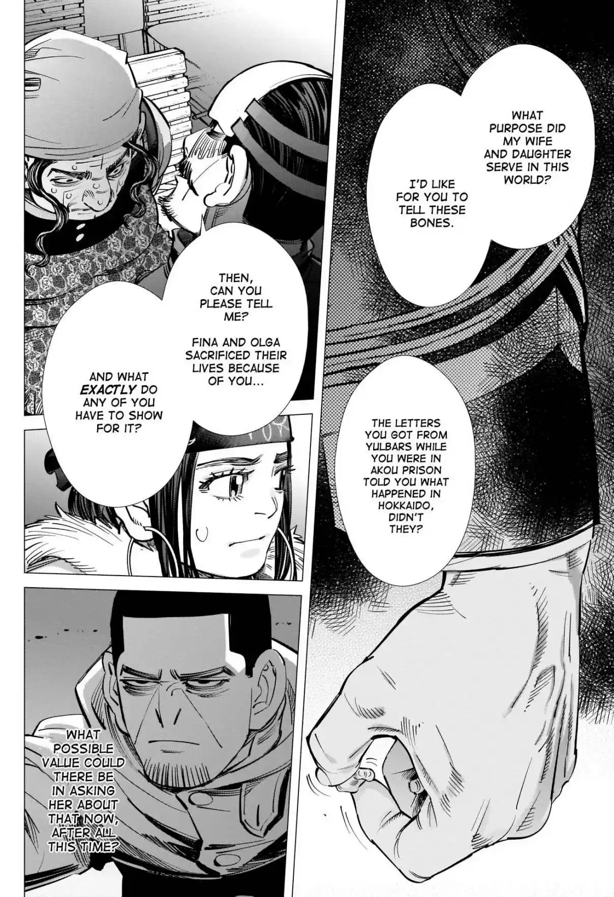Golden Kamuy Ch. 266 Pinky Finger Bones