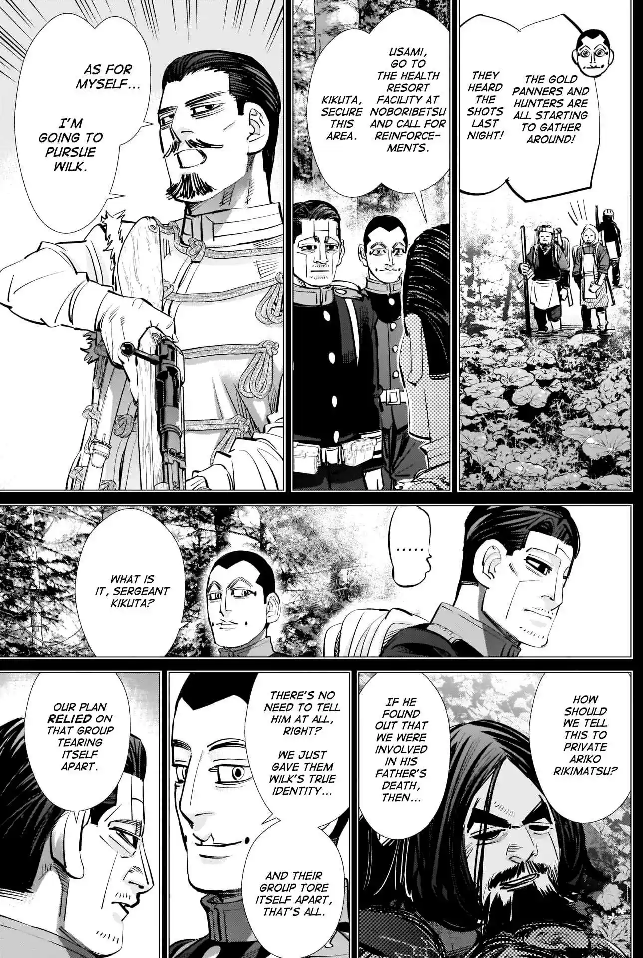 Golden Kamuy Ch. 269 Wilk's Way of Doing Things