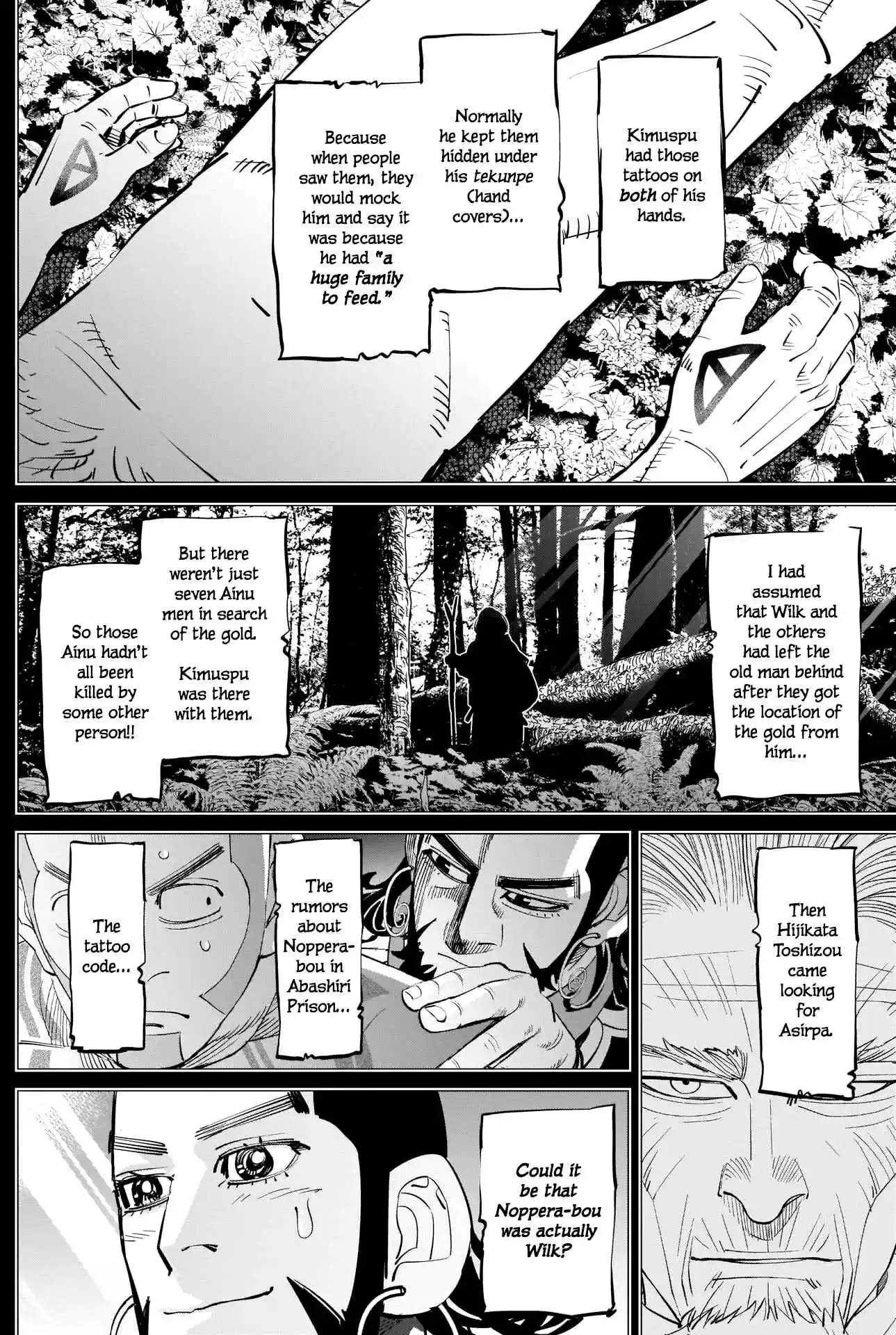 Golden Kamuy Ch. 269 Wilk's Way of Doing Things