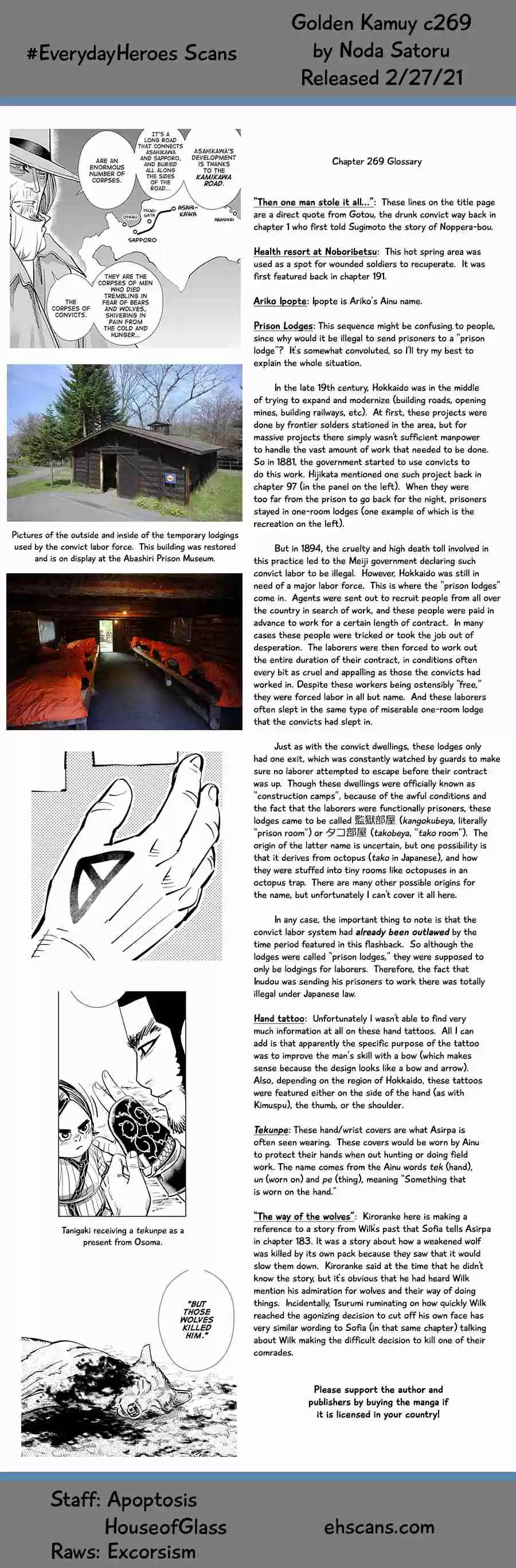 Golden Kamuy Ch. 269 Wilk's Way of Doing Things