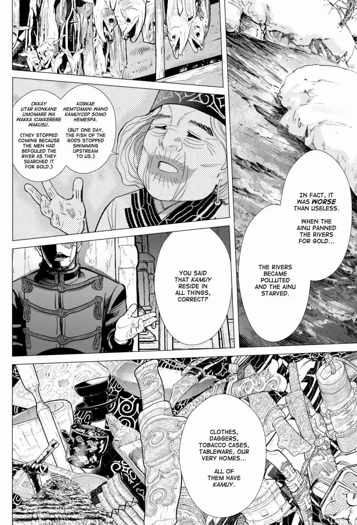 Golden Kamuy Ch. 271 A Mottled Gold Coin