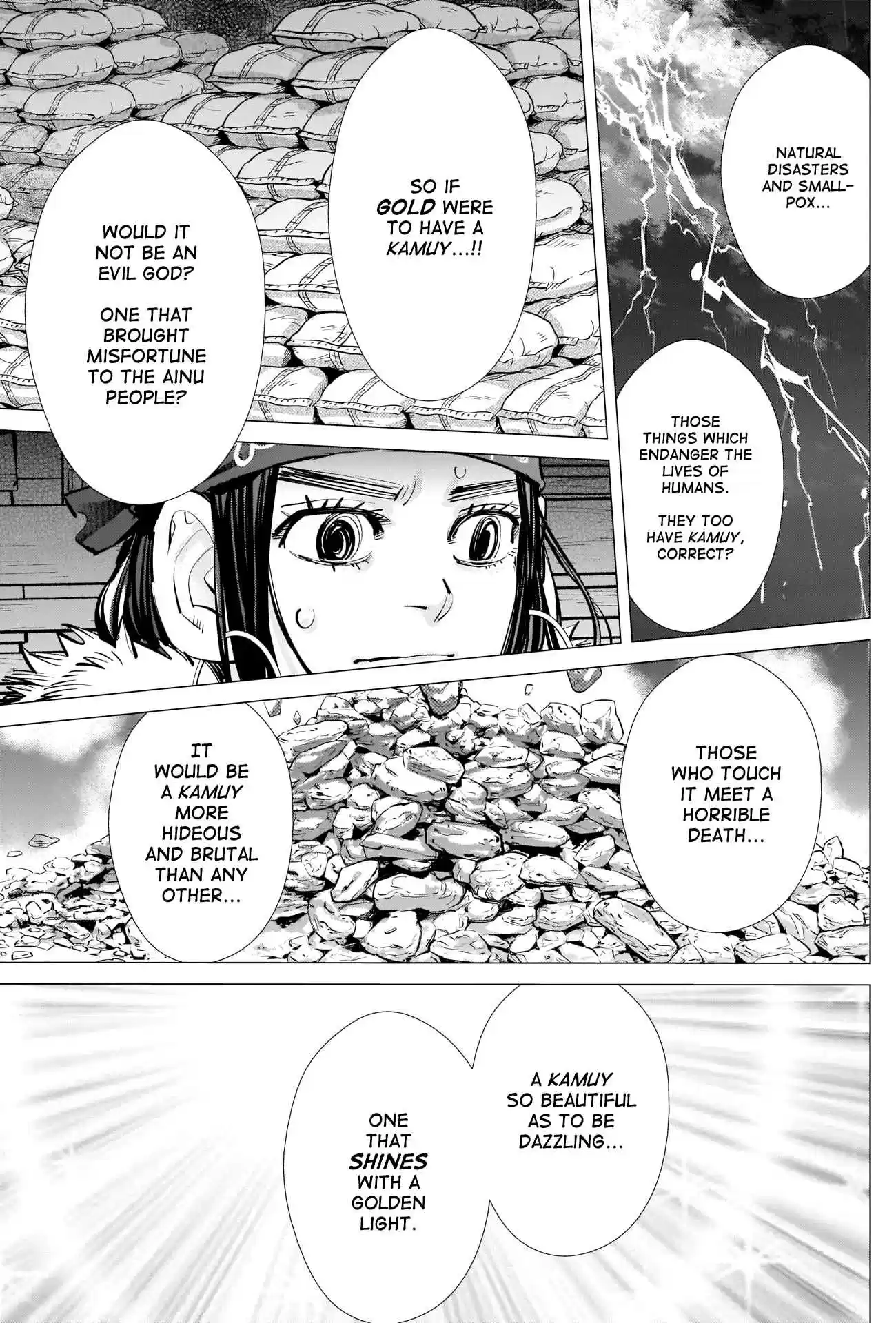 Golden Kamuy Ch. 271 A Mottled Gold Coin
