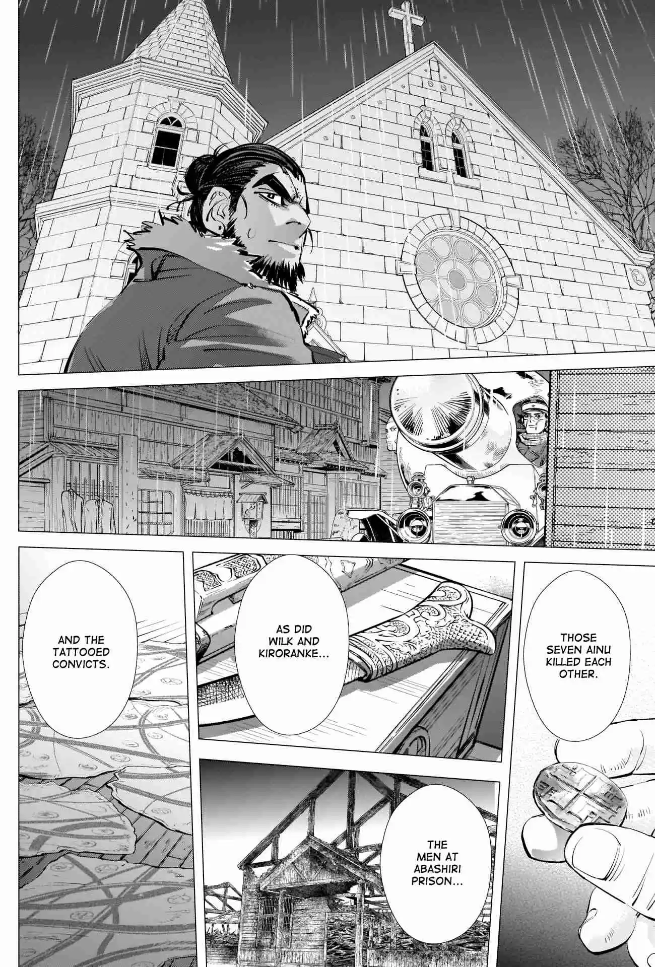 Golden Kamuy Ch. 271 A Mottled Gold Coin