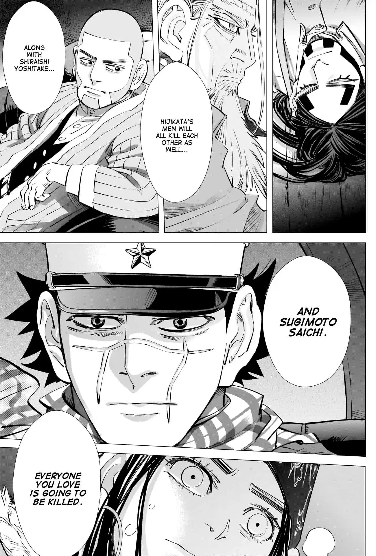 Golden Kamuy Ch. 271 A Mottled Gold Coin