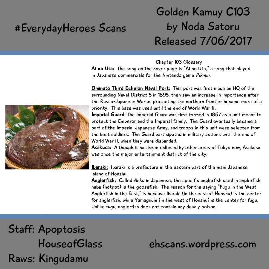 Golden Kamuy Ch.103