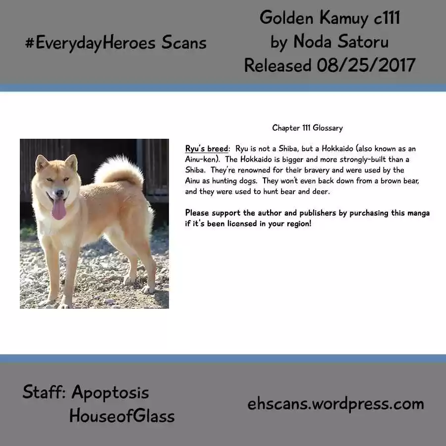 Golden Kamuy Ch.111