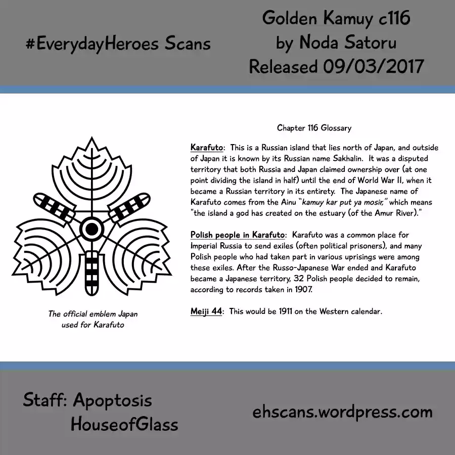 Golden Kamuy Ch.116