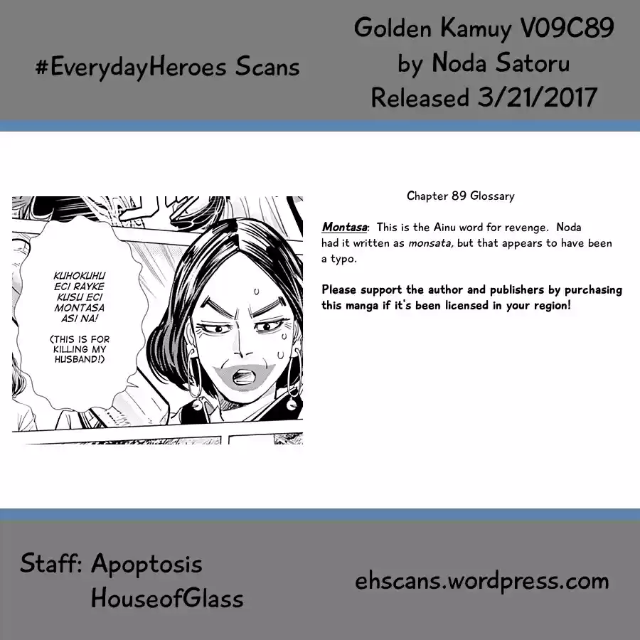 Golden Kamuy Vol.9 Ch.89