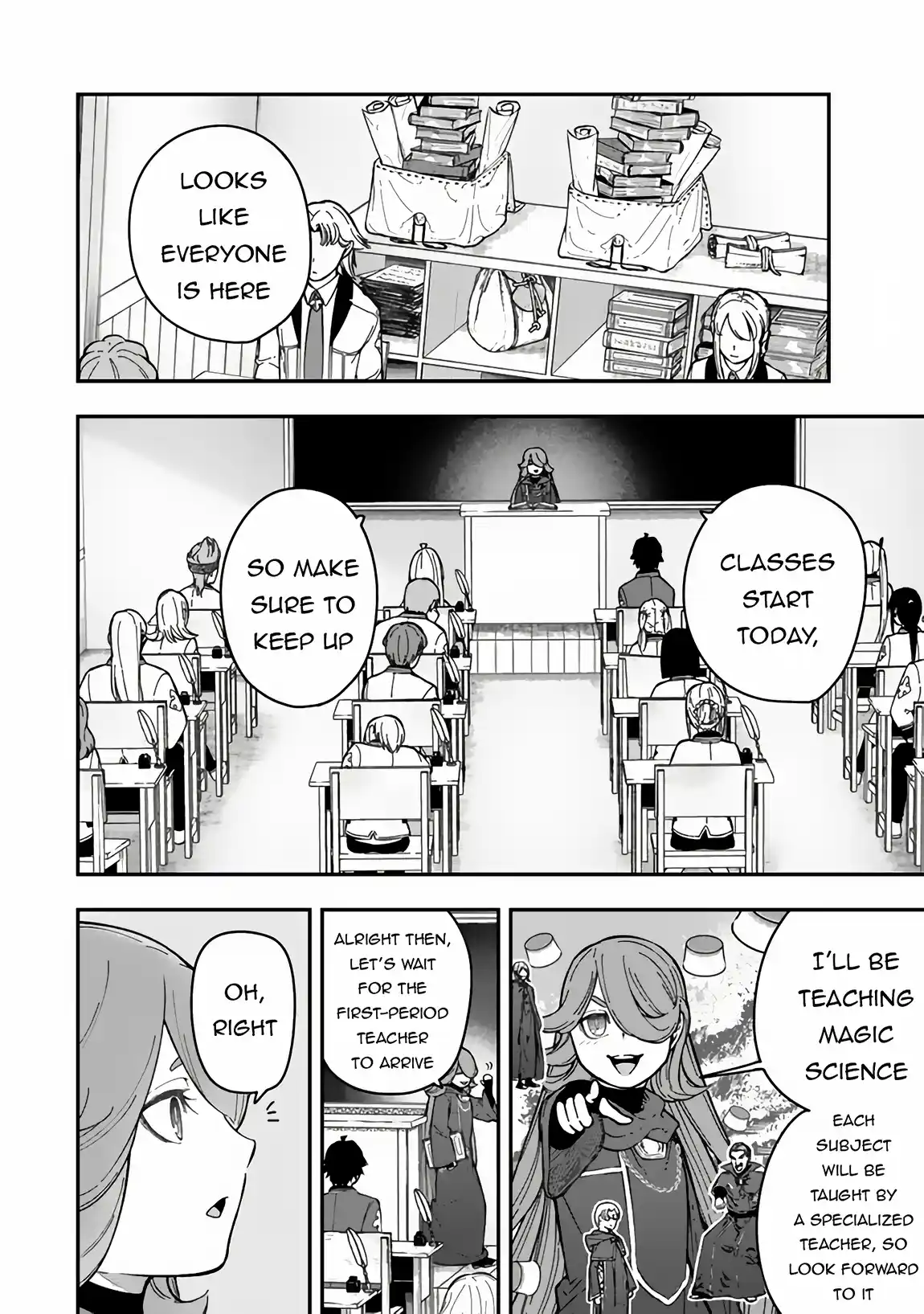 Gomi Ika da to Tsuihousareta Shounin, Jitsu wa Zensei Kenja Desu ~Shijou Saikyou no Kenja, Sekai Saikou Hou no Gakuen ni Kayou~ 6.1