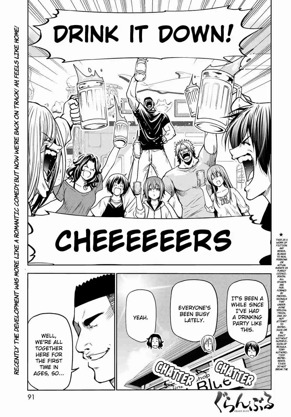 Grand Blue 70 Death game