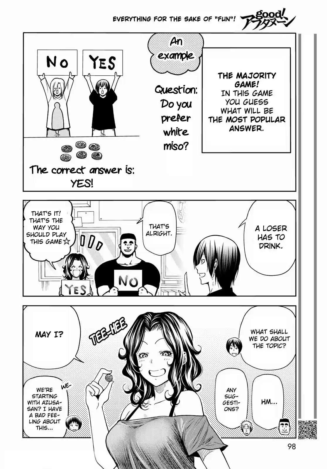 Grand Blue 70 Death game