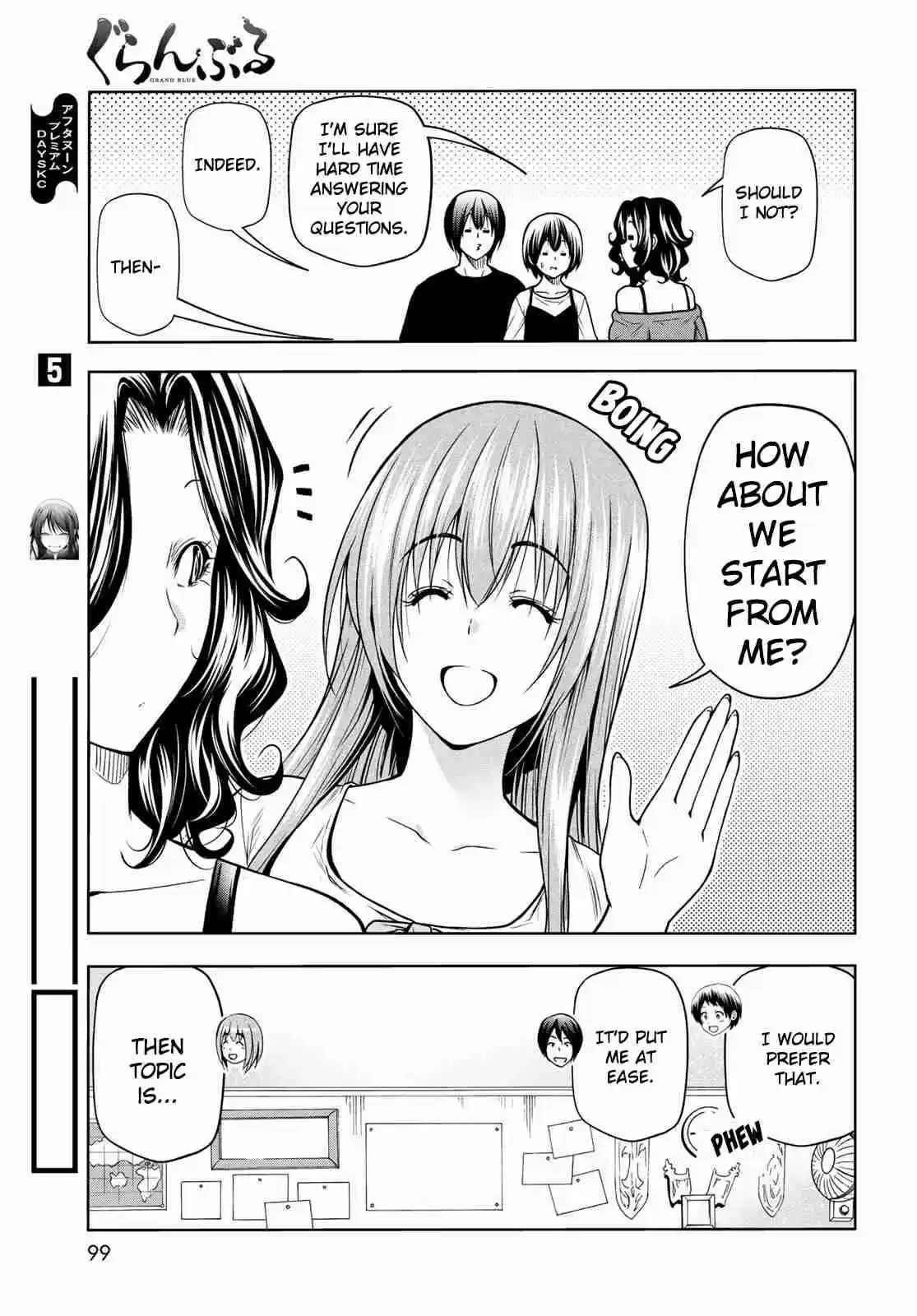 Grand Blue 70 Death game