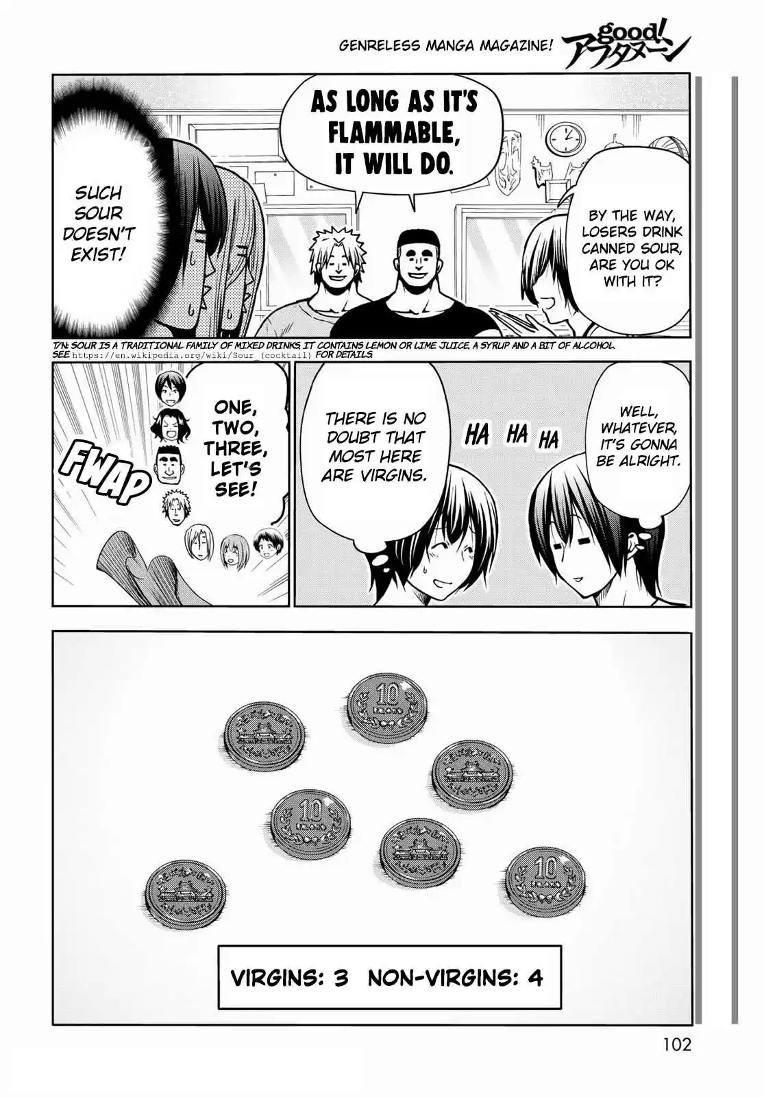 Grand Blue 70 Death game