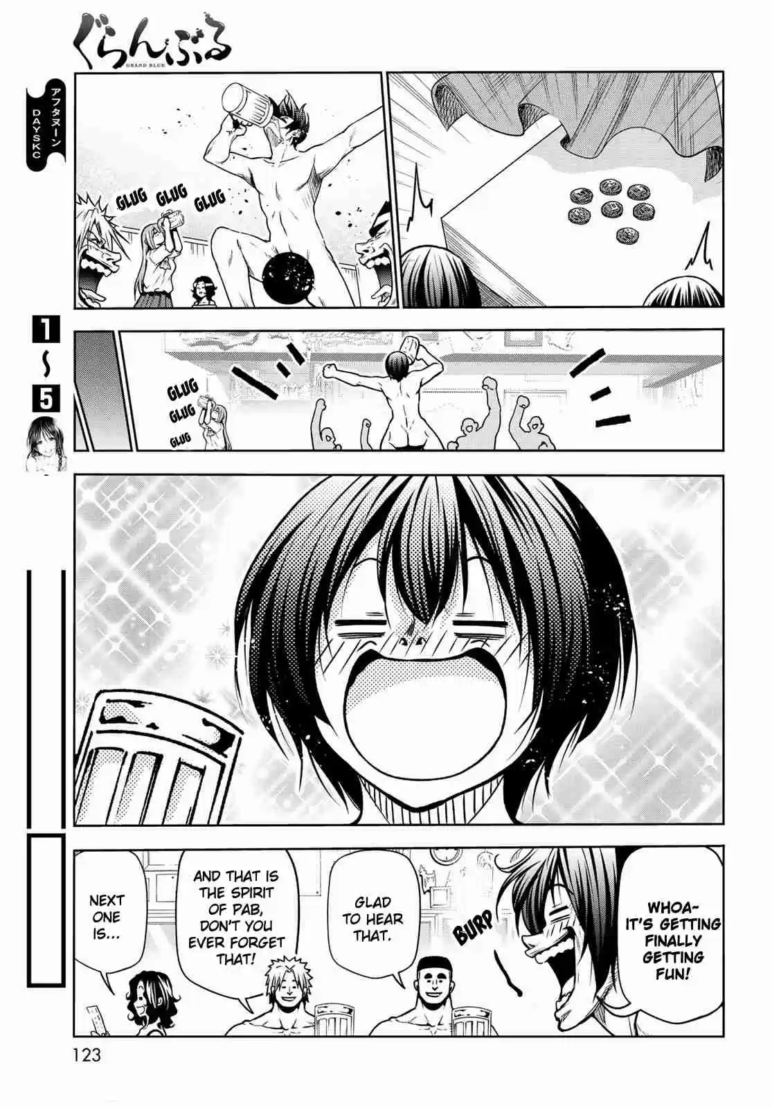 Grand Blue 70 Death game