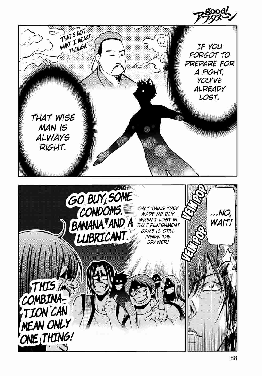 Grand Blue 71 Late-night calisthenics