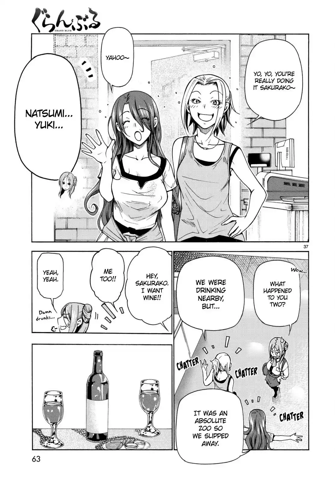 Grand Blue Chapter 37.1