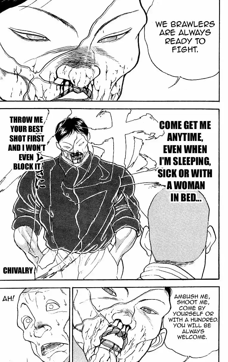 Grappler Baki Vol. 23 Ch. 201 once again, he became a martial artist