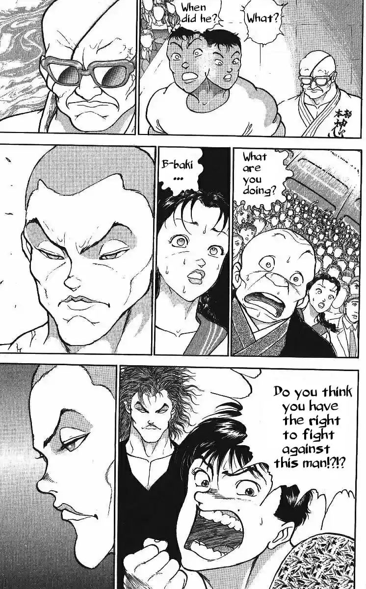 Grappler Baki Vol. 25 Ch. 215 The right to fight against the ogre.