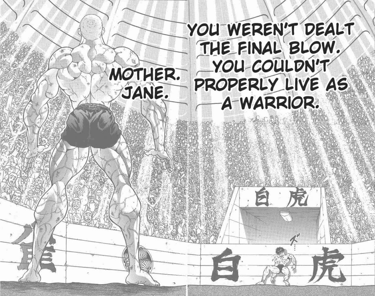 Grappler Baki Vol. 41 Ch. 356 Who I Fight For