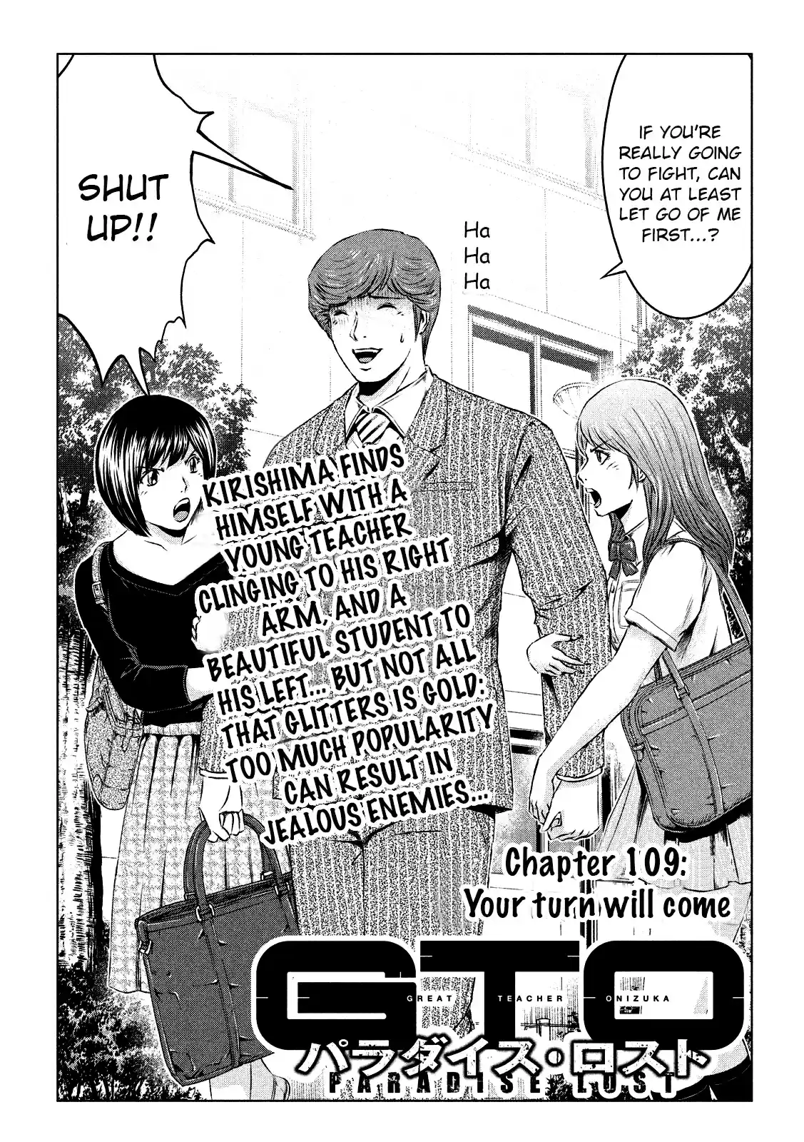 GTO Paradise Lost Ch. 109 Your turn will come