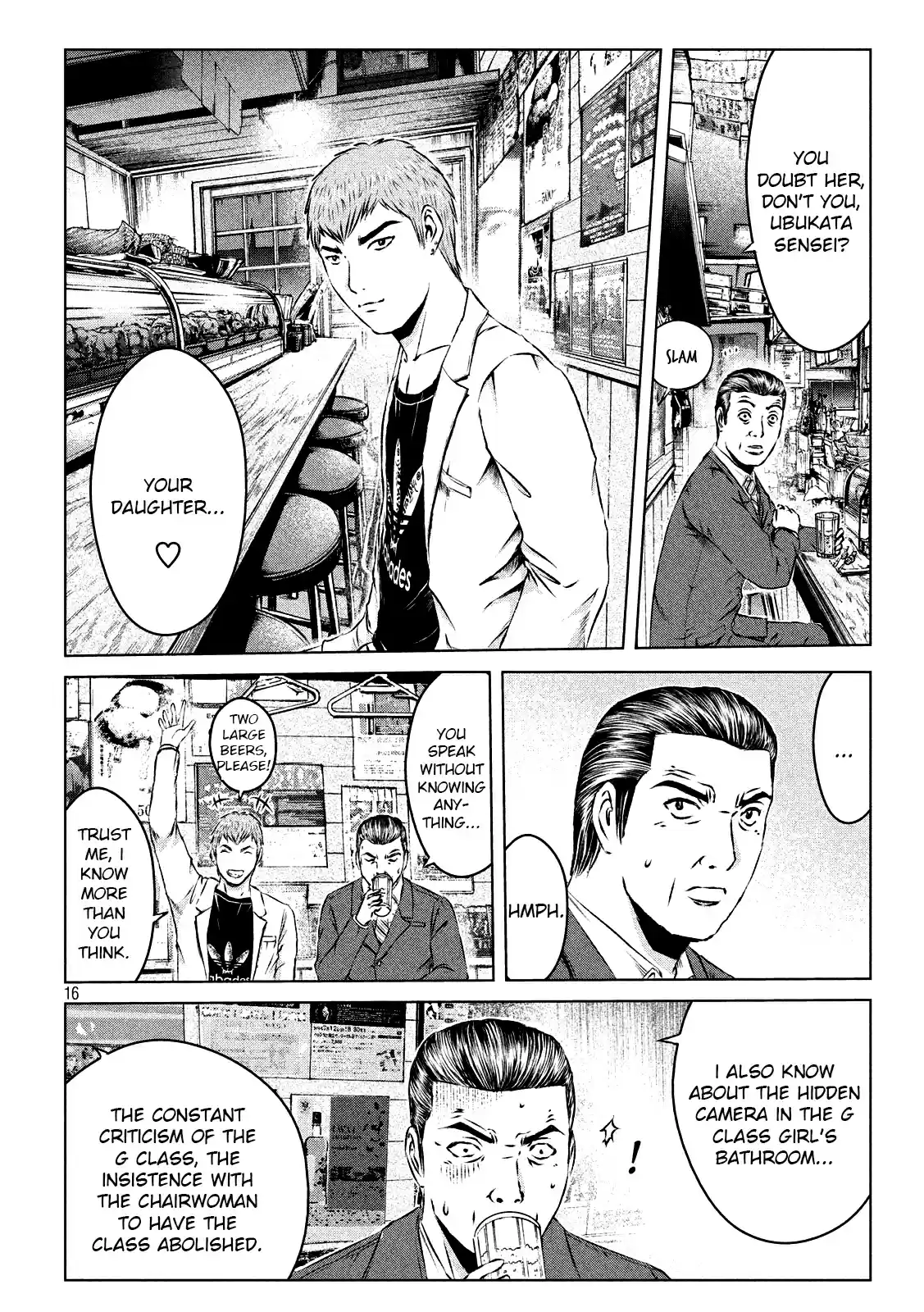 GTO Paradise Lost Ch. 115 The duty of a parent