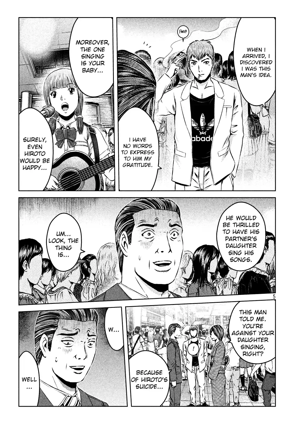 GTO Paradise Lost Ch. 116 Chemical reaction