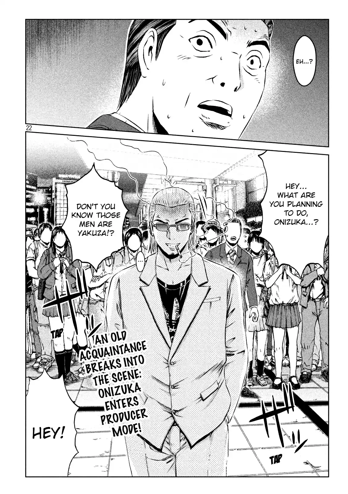 GTO Paradise Lost Ch. 116 Chemical reaction