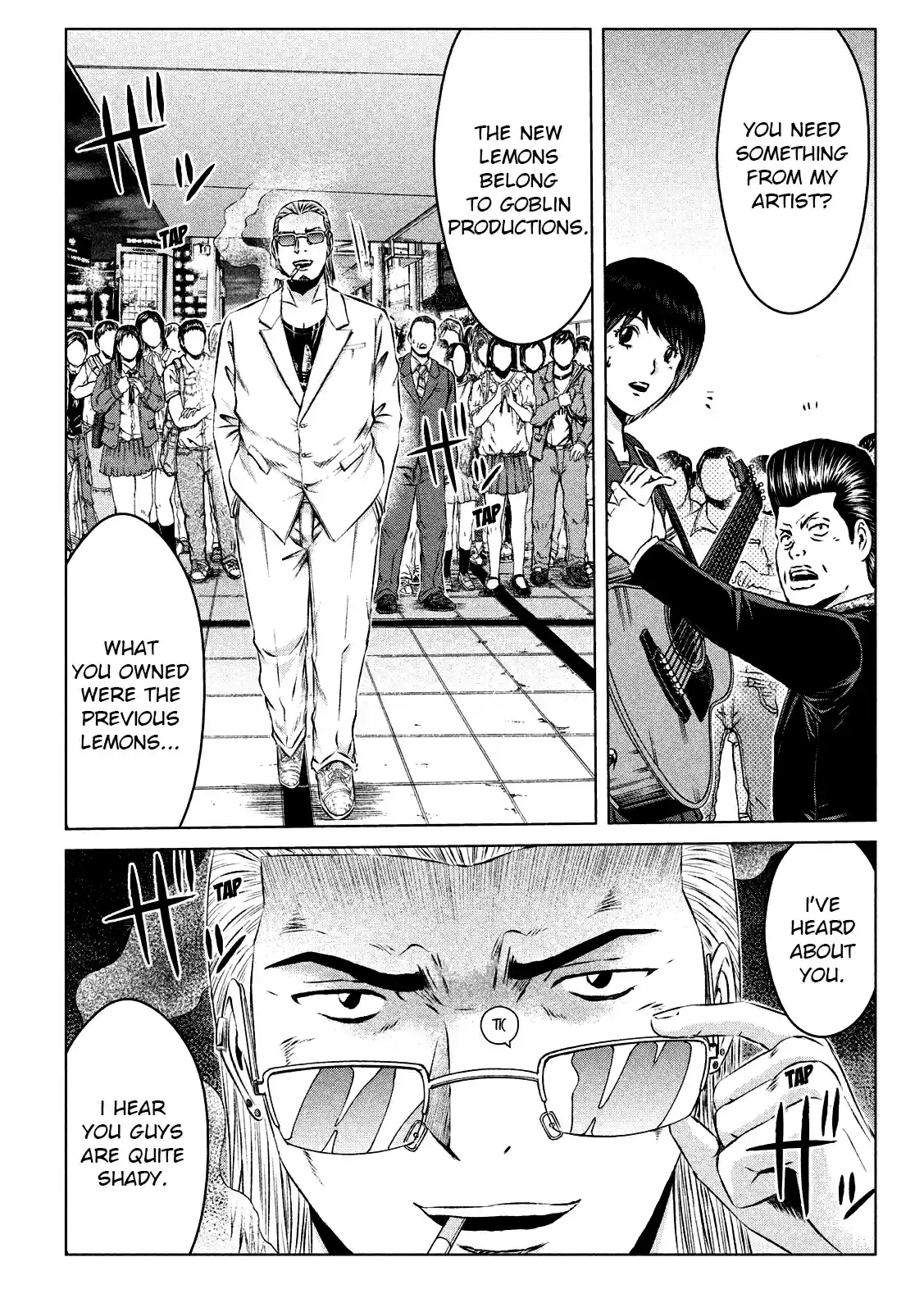 GTO Paradise Lost Ch. 117 How to draw the boundary line