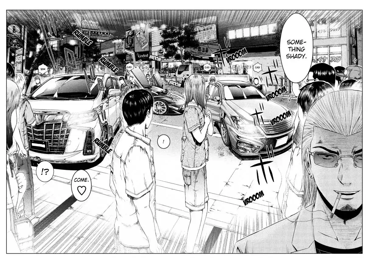 GTO Paradise Lost Ch. 117 How to draw the boundary line