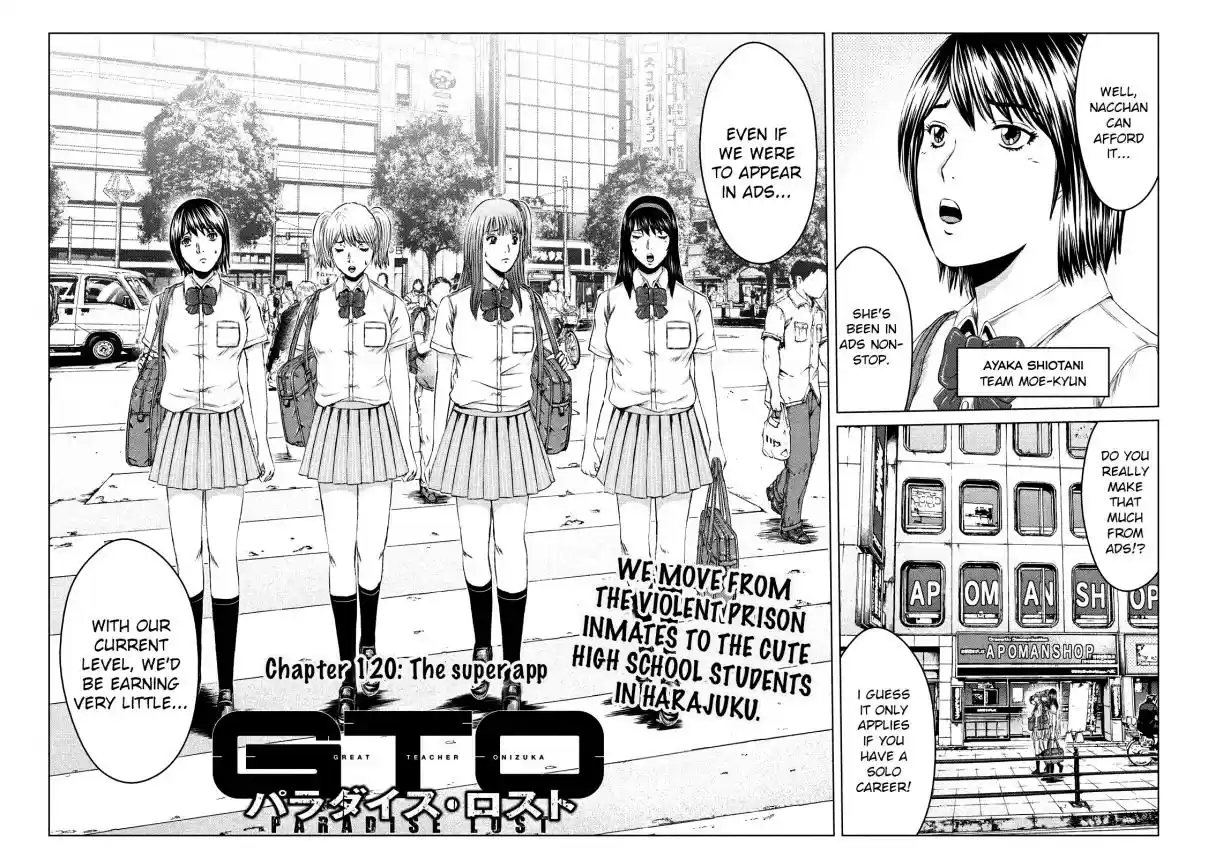 GTO Paradise Lost Ch. 120 The super app