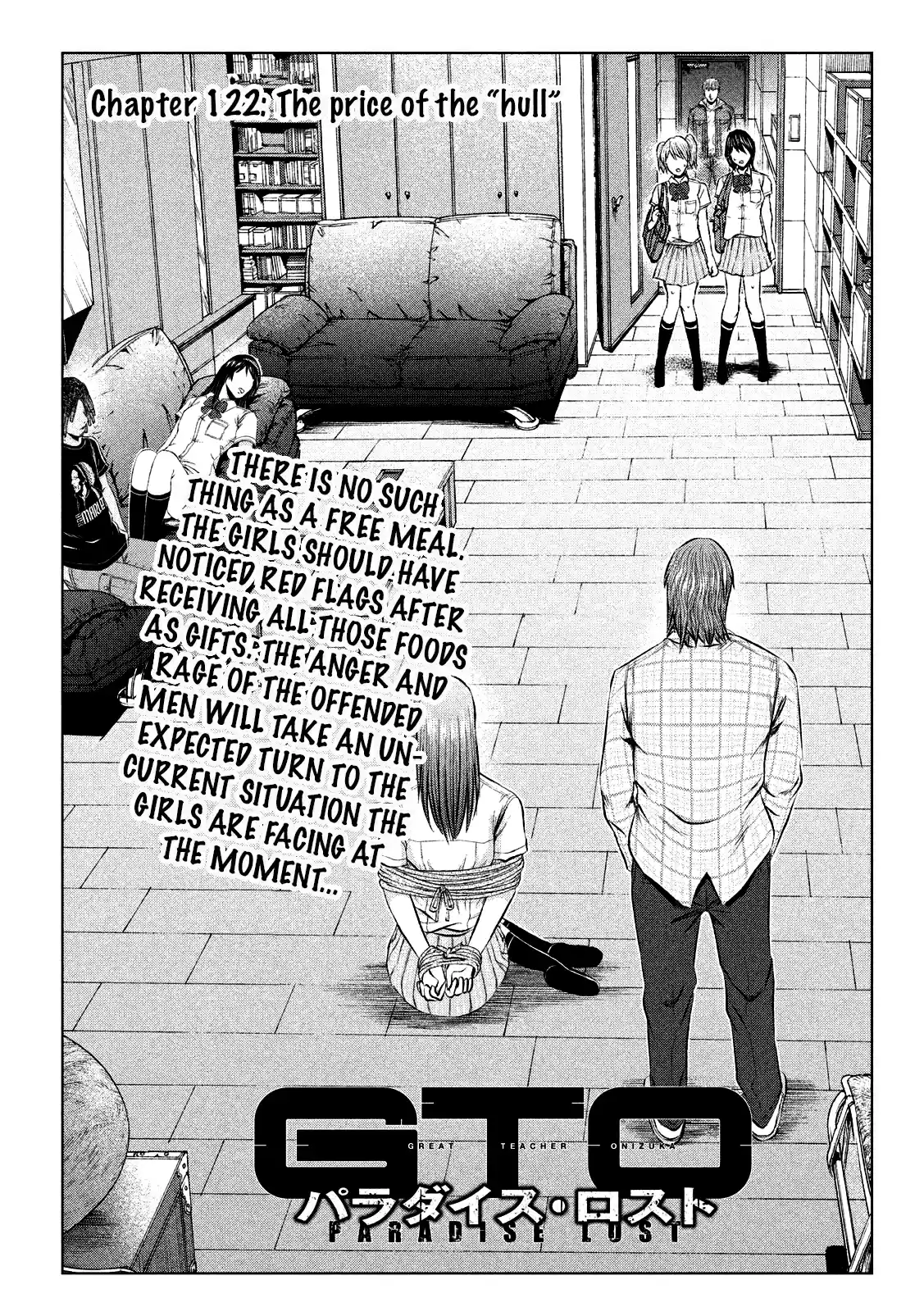 GTO Paradise Lost Ch. 122 The price of the "hull"