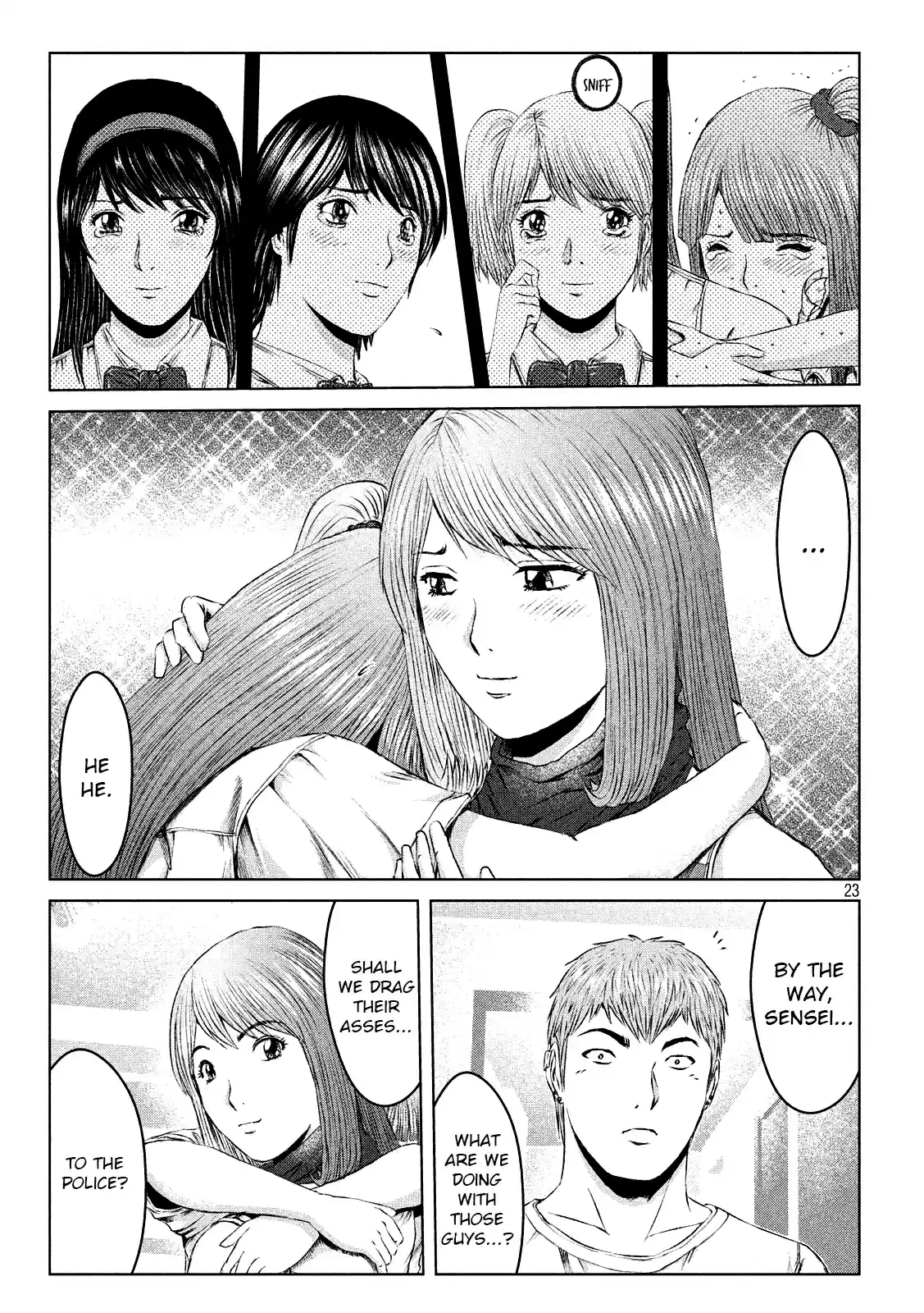 GTO Paradise Lost Ch. 122 The price of the "hull"