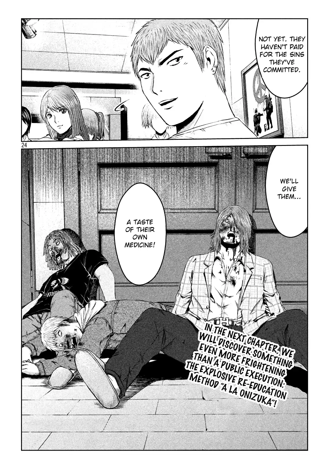 GTO Paradise Lost Ch. 122 The price of the "hull"