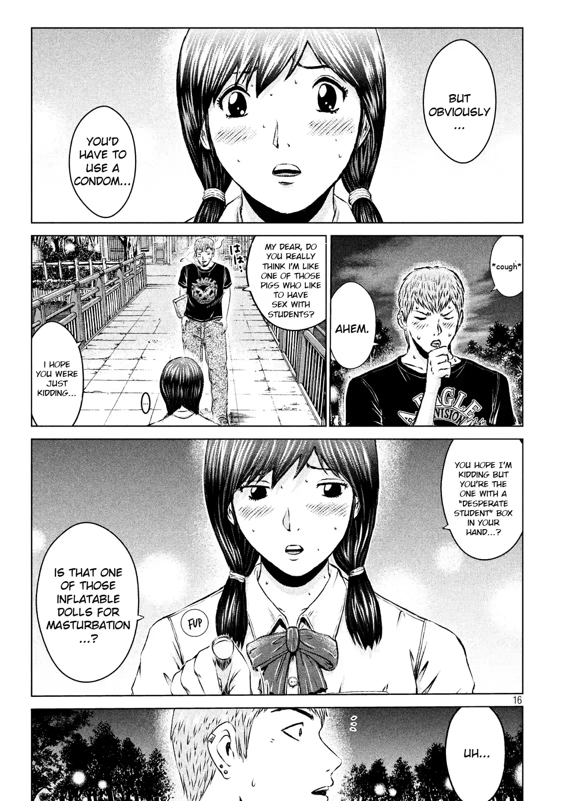 GTO Paradise Lost Ch. 98 All Signs Point to the Lost of Virginity!