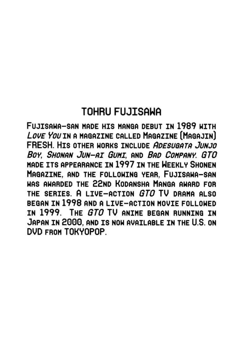 GTO Vol. 25 Ch. 200.1 We Really Ate It!!