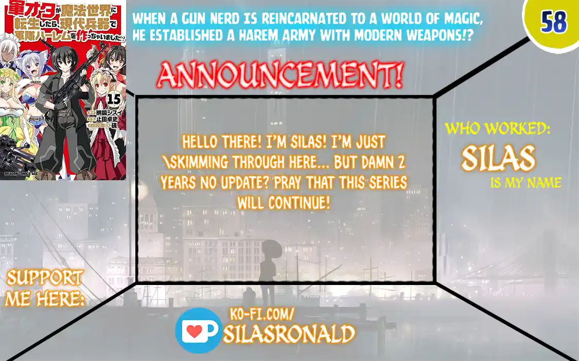 Gun-Ota ga Mahou Sekai ni Tensei shitara, Gendai Heiki de Guntai Harem wo Tsukucchaimashita!? 58