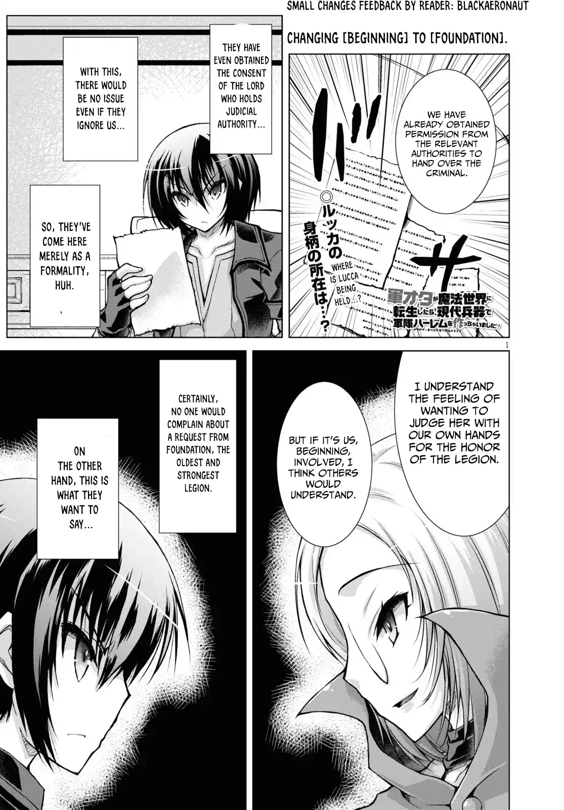 Gun-Ota ga Mahou Sekai ni Tensei shitara, Gendai Heiki de Guntai Harem wo Tsukucchaimashita!? 61