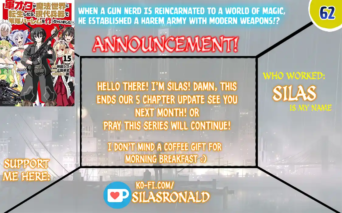 Gun-Ota ga Mahou Sekai ni Tensei shitara, Gendai Heiki de Guntai Harem wo Tsukucchaimashita!? 62