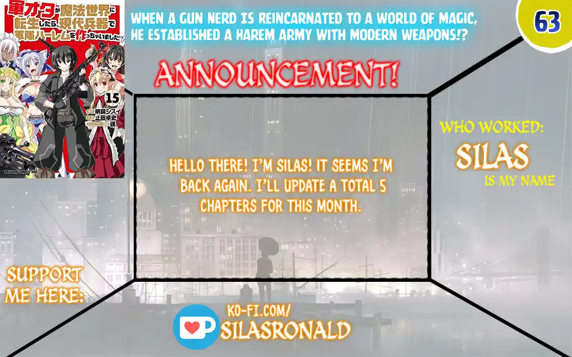 Gun-Ota ga Mahou Sekai ni Tensei shitara, Gendai Heiki de Guntai Harem wo Tsukucchaimashita!? 63