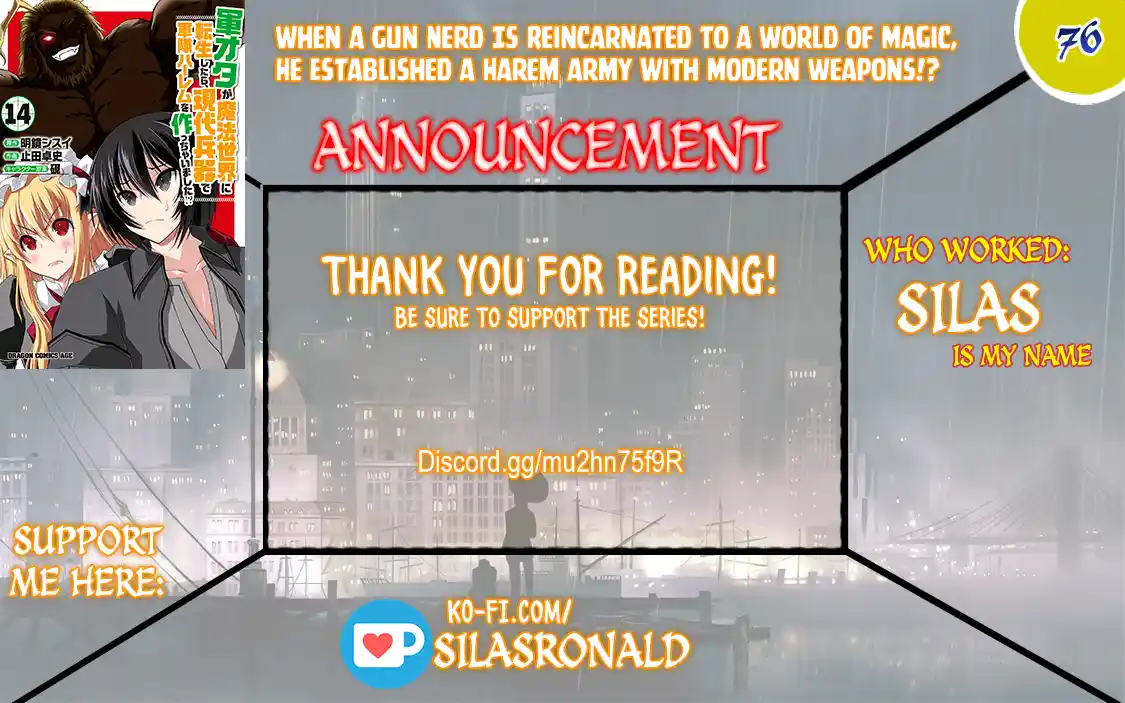 Gun-Ota ga Mahou Sekai ni Tensei shitara, Gendai Heiki de Guntai Harem wo Tsukucchaimashita!? 76