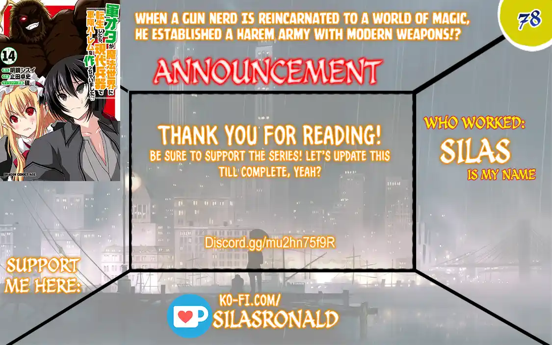 Gun-Ota ga Mahou Sekai ni Tensei shitara, Gendai Heiki de Guntai Harem wo Tsukucchaimashita!? 78