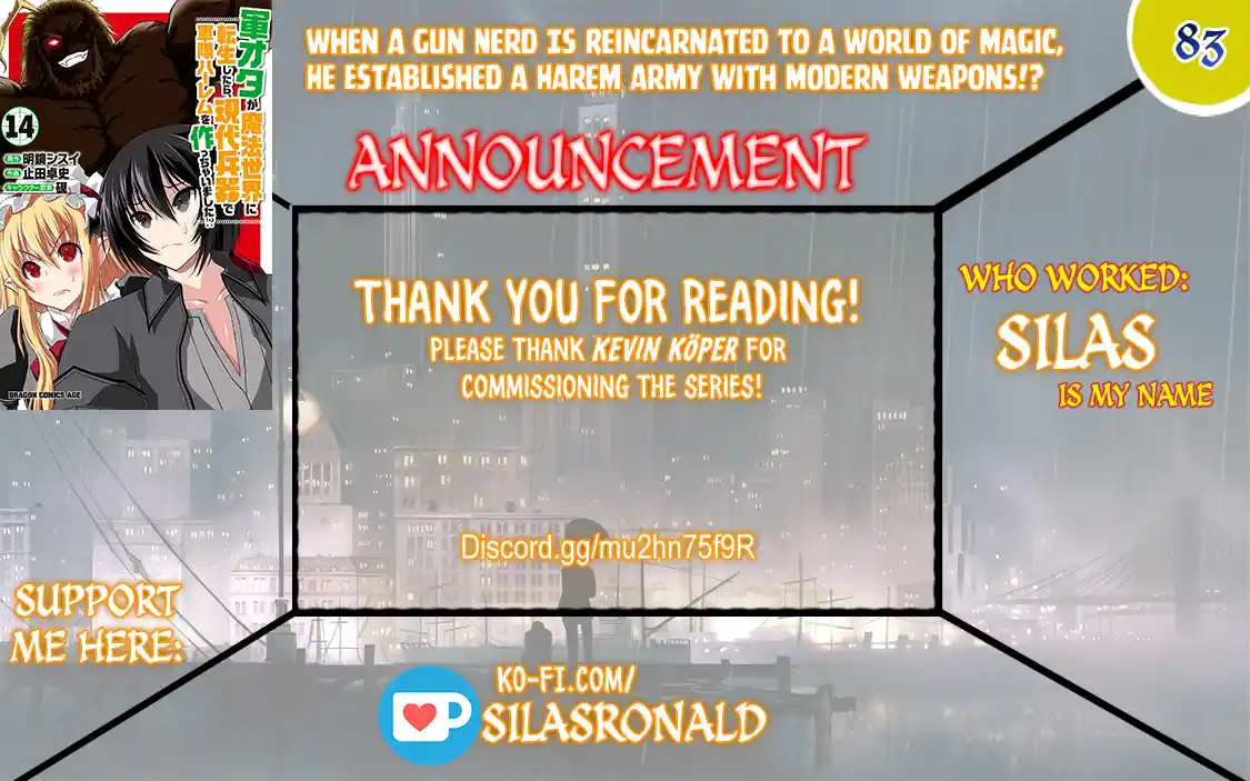Gun-Ota ga Mahou Sekai ni Tensei shitara, Gendai Heiki de Guntai Harem wo Tsukucchaimashita!? 83
