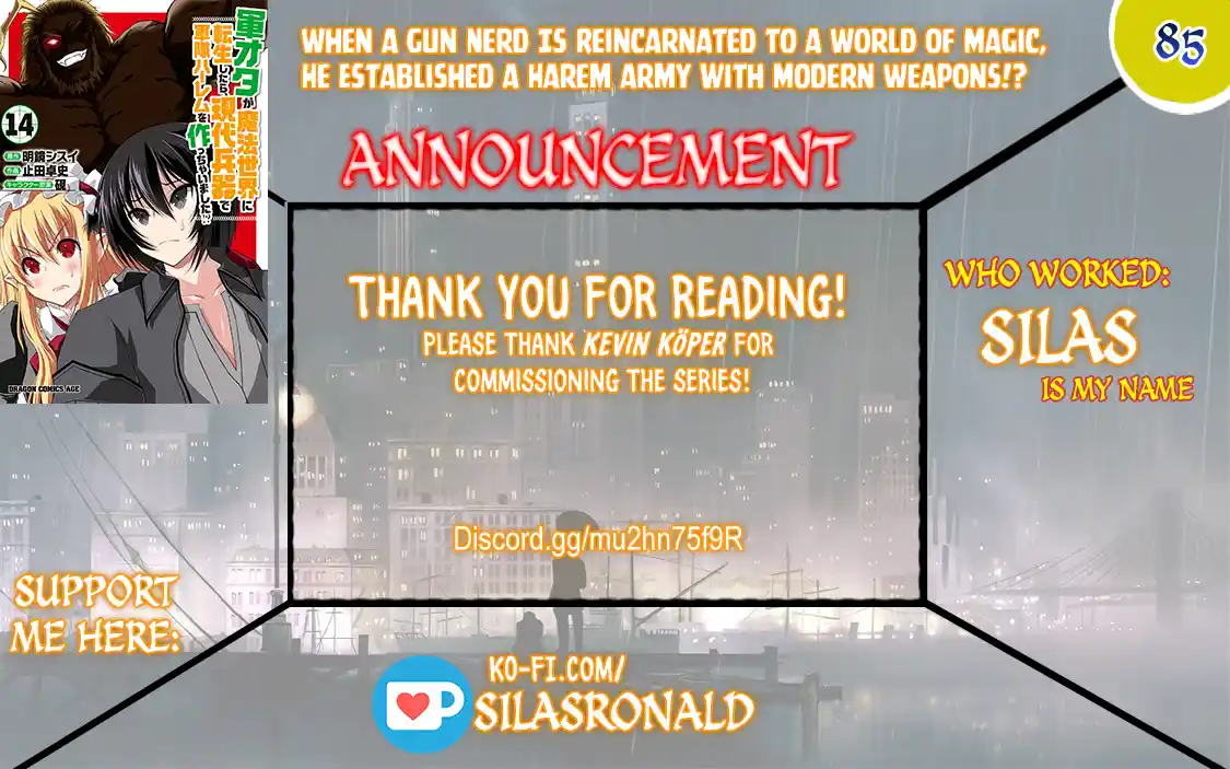 Gun-Ota ga Mahou Sekai ni Tensei shitara, Gendai Heiki de Guntai Harem wo Tsukucchaimashita!? 85