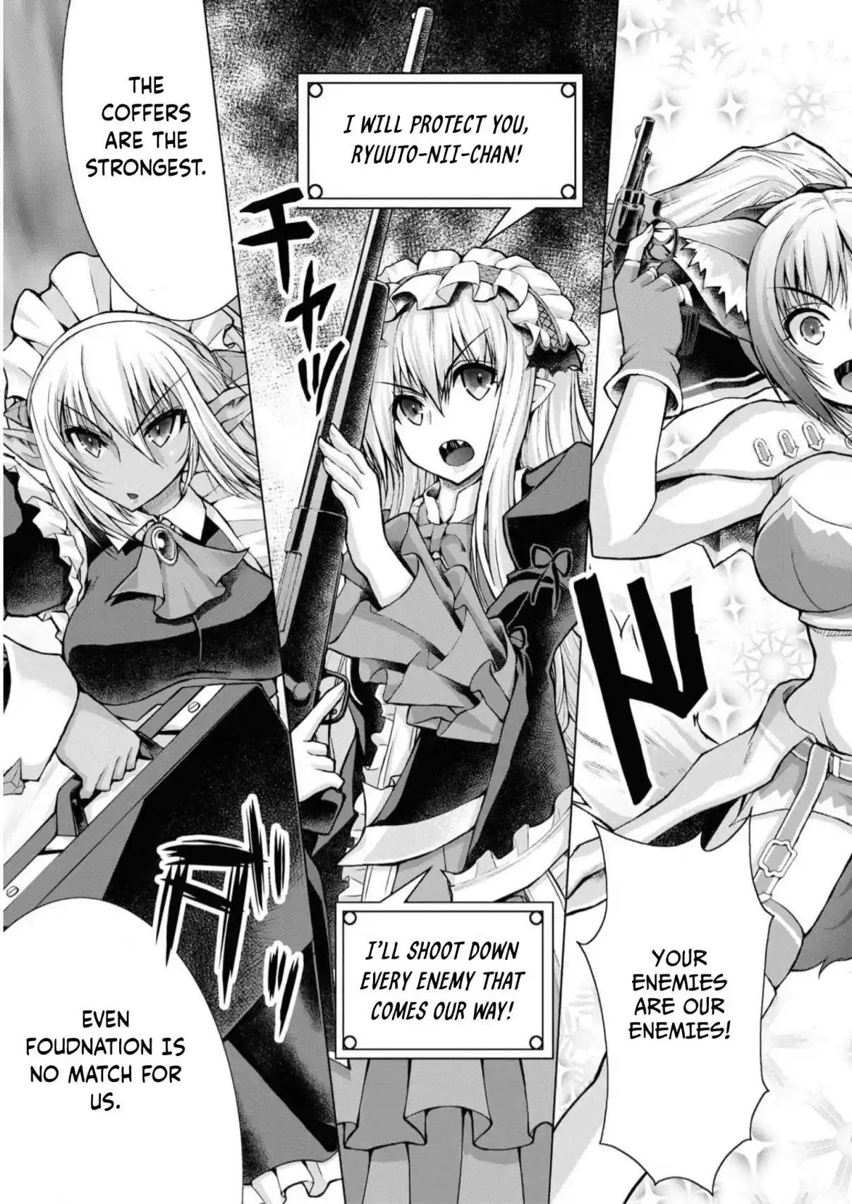 Gun-Ota ga Mahou Sekai ni Tensei shitara, Gendai Heiki de Guntai Harem wo Tsukucchaimashita!? 87
