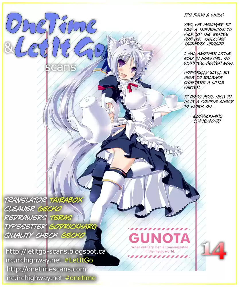 Gun-Ota ga Mahou Sekai ni Tensei shitara, Gendai Heiki de Guntai Harem wo Tsukucchaimashita!? Ch.14