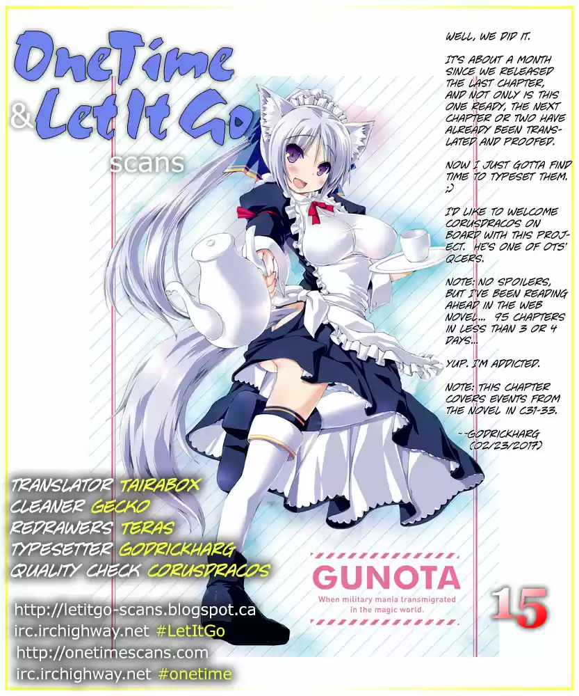 Gun-Ota ga Mahou Sekai ni Tensei shitara, Gendai Heiki de Guntai Harem wo Tsukucchaimashita!? Ch.15